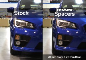 Subaru WRX Wheel Spacers (2) - Perrin Performance - 20mm, 5x114.3 56mm CB - `15-`25 Subaru WRX Wheel Spacers (2) - Perrin Performance - 20mm, 5x114.3 56mm CB - `15-`25